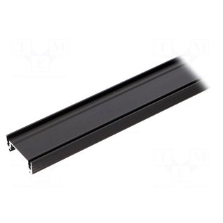 Profiles for LED modules | black | L: 2m | SURFACE14 | aluminium