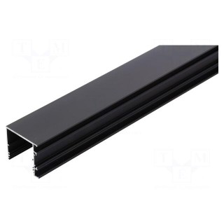 Profiles for LED modules | black | L: 1m | VARIO30-03 | aluminium