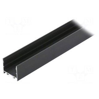 Profiles for LED modules | black | L: 2m | VARIO30-02 | aluminium