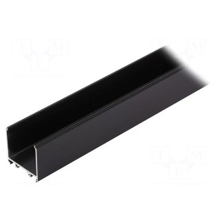 Profiles for LED modules | black | L: 2m | VARIO30-08 | aluminium