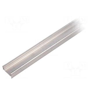 Profiles for LED modules | natural | L: 1m | SURFACE10 | aluminium