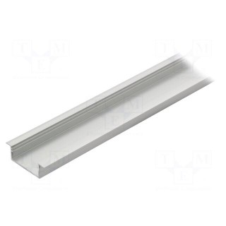 Profiles for LED modules | recessed | natural | L: 1m | aluminium