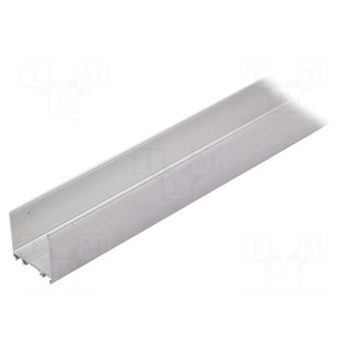Profiles for LED modules | natural | L: 1m | VARIO30-08 | aluminium
