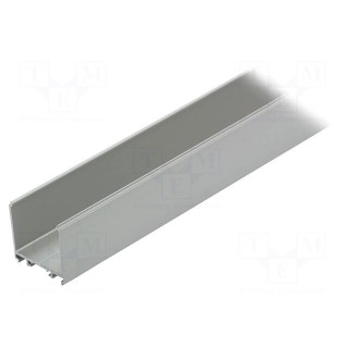 Profiles for LED modules | surface | natural | L: 1m | aluminium