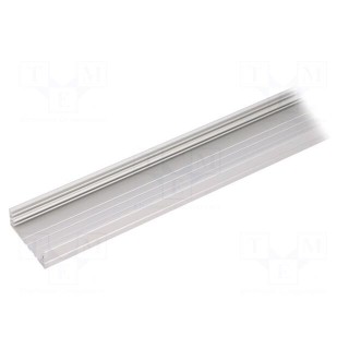 Profiles for LED modules | surface | natural | L: 1m | aluminium