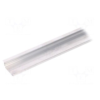 Profiles for LED modules | natural | L: 2m | GROOVE14 | aluminium