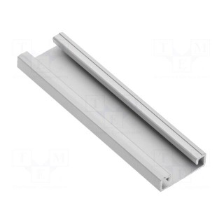 Profiles for LED modules | silver | 1m | GLAX | aluminium | surface