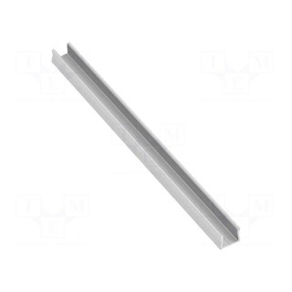 Profiles for LED modules | silver | 1m | GLAX MIKRO | aluminium