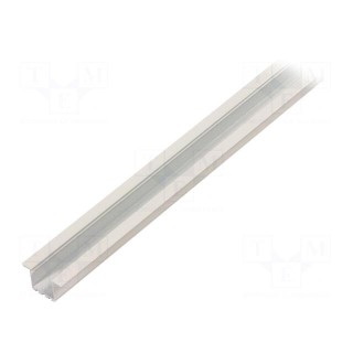 Profiles for LED modules | white | 1m | LARKO | aluminium | varnished