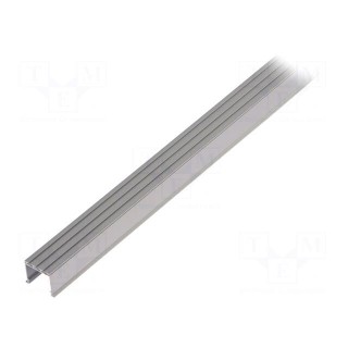 Profiles for LED modules | white | 1m | LOKOM | aluminium | varnished