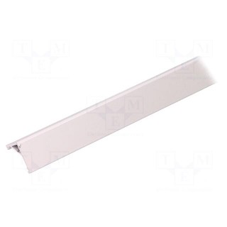 Profiles for LED modules | white | L: 2m | CABI12 | aluminium | angular