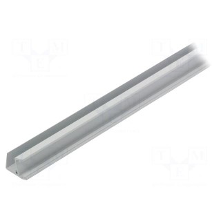 Profiles for LED modules | edge | white | L: 1m | aluminium