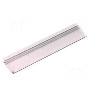 Profiles for LED modules | white | L: 1m | GROOVE14 | aluminium