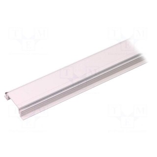 Profiles for LED modules | white | L: 1m | GROOVE14 | aluminium