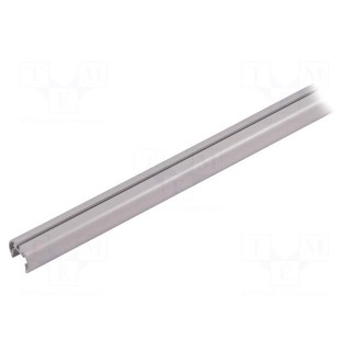 Profiles for LED modules | white | L: 1m | PEN12 | aluminium | oval