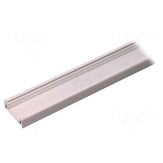Profiles for LED modules | white | L: 2m | SURFACE14 | aluminium