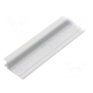 Profiles for LED modules | white | L: 1m | WALLE12 | aluminium