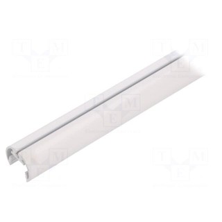 Profiles for LED modules | white | L: 2m | PEN12 | aluminium | oval