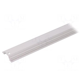 Profiles for LED modules | white | L: 2m | TRIO10 | aluminium | 45°