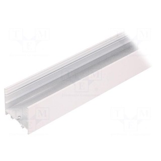 Profiles for LED modules | white | L: 2m | VARIO30-02 | aluminium