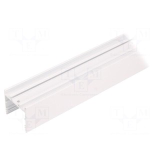Profiles for LED modules | white | L: 2m | VARIO30-02 | aluminium