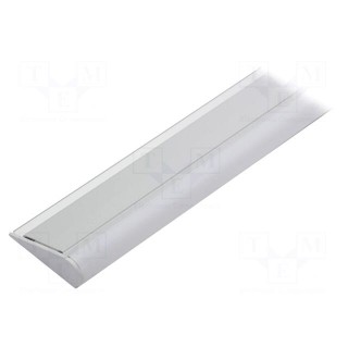 Profiles for LED modules | white | natural | L: 1m | WALLE12 | surface