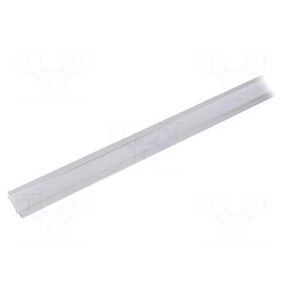 Profiles for LED modules | white | natural | L: 2m | GROOVE10