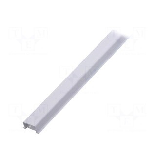 Profiles for LED modules | white | white | L: 1m | aluminium | recessed