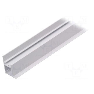 Profiles for LED modules | white | white | L: 1m | FRAME14 | aluminium