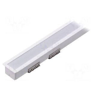 Profiles for LED modules | white | white | L: 1m | LINEA-IN20