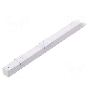 Profiles for LED modules | white | surface | white | L: 1m | aluminium
