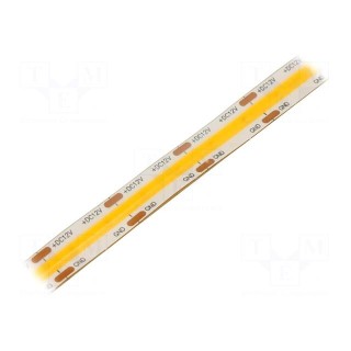 COB LED tape | white warm | 12V | LED/m: 528 | 10mm | IP65 | 10W/m