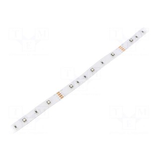 LED tape | RGB | 3535 | 12V | LED/m: 30 | 10mm | white PCB | IP20 | 6W/m