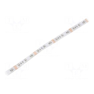 LED tape | RGB | 3535 | 12V | LED/m: 60 | 10mm | white PCB | IP65 | 12W/m