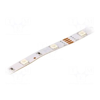 LED tape | RGB | 5050 | 12V | LED/m: 30 | 14.36mm | IP20 | 120° | 7.2W/m