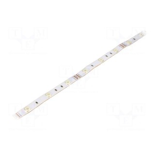 LED tape | RGB | 5060 | 12V | LED/m: 60 | 10mm | white PCB | IP67 | 120°
