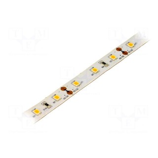 LED tape | white warm | 2835 | 12V | LED/m: 60 | W: 10mm | 120° | 14.4W/m