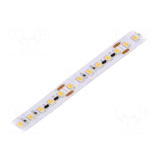 LED tape | white warm | 2835 | 24V | LED/m: 120 | 12mm | white PCB | IP20