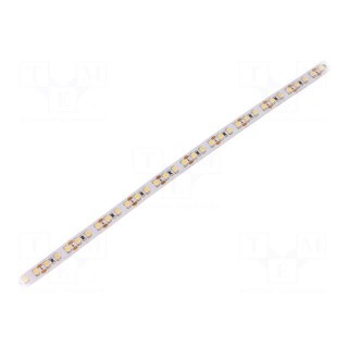 LED tape | white warm | 3528 | 12V | LED/m: 120 | 10mm | white PCB | IP20