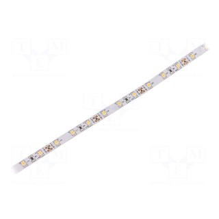 LED tape | white warm | 3528 | 12V | LED/m: 60 | 8mm | white PCB | IP20