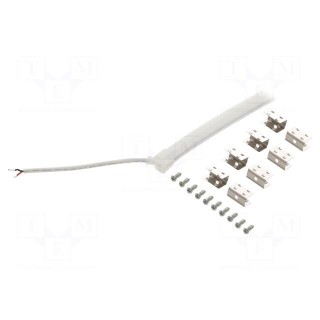 NEON LED tape | white warm | 24V | LED/m: 120 | 8mm | IP65 | 6W/m