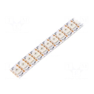 Programmable LED tape | RGB | 5050 | 12V | LED/m: 144 | 12mm | white PCB