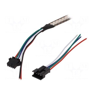 Programmable LED tape | RGB | 5050 | 5V | LED/m: 144 | 12mm | IP20 | 140°