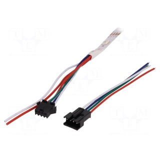 Programmable LED tape | RGB | 5050 | 5V | LED/m: 30 | 10mm | 140° | IP20