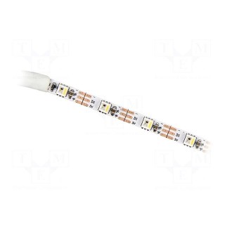 Programmable LED tape | RGBW | 3535 | 5V | LED/m: 60 | 5mm | white PCB