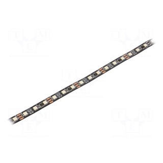 Programmable LED tape | RGBW | 5050 | 12V | LED/m: 60 | 12mm | black PCB