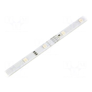 LED strip | 12V | RGB | W: 10mm | L: 300mm | 120° | Thk: 3mm | LED/m: 30