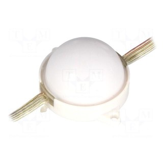 LED | RGB | IP68 | No.of diodes: 6 | 5050,PLCC6 | Ø50mm | 12V | SMD