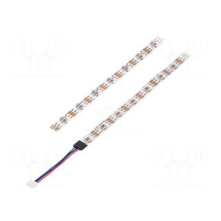 LED tape | RGB | 5VDC | 120° | No.of diodes: 60 | Dim: 504x6mm | 5mA