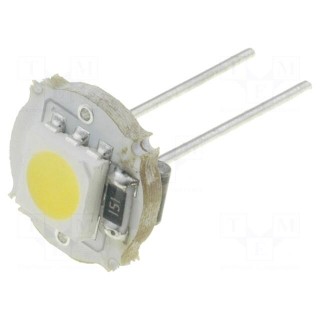 LED | warm white | 240mW | 15lm | 12VDC | Cap: G4